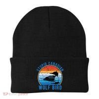 Stupid Canadian Wolf Funny Loon Bird Humor Beanie thumb 0