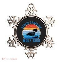 Stupid Canadian Wolf Funny Loon Bird Humor Ornament thumb 0
