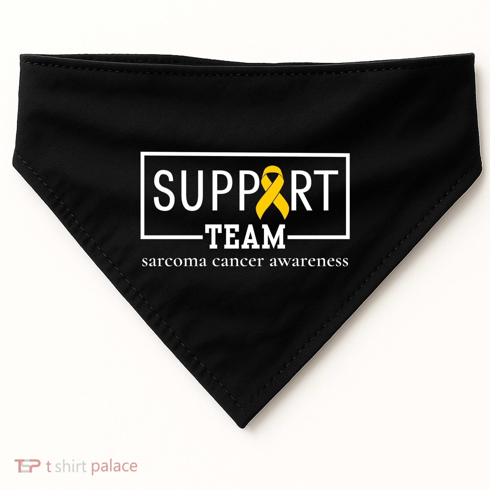 Sarcoma Cancer Warrior Awareness Support Team USA-Made Doggie Bandana
