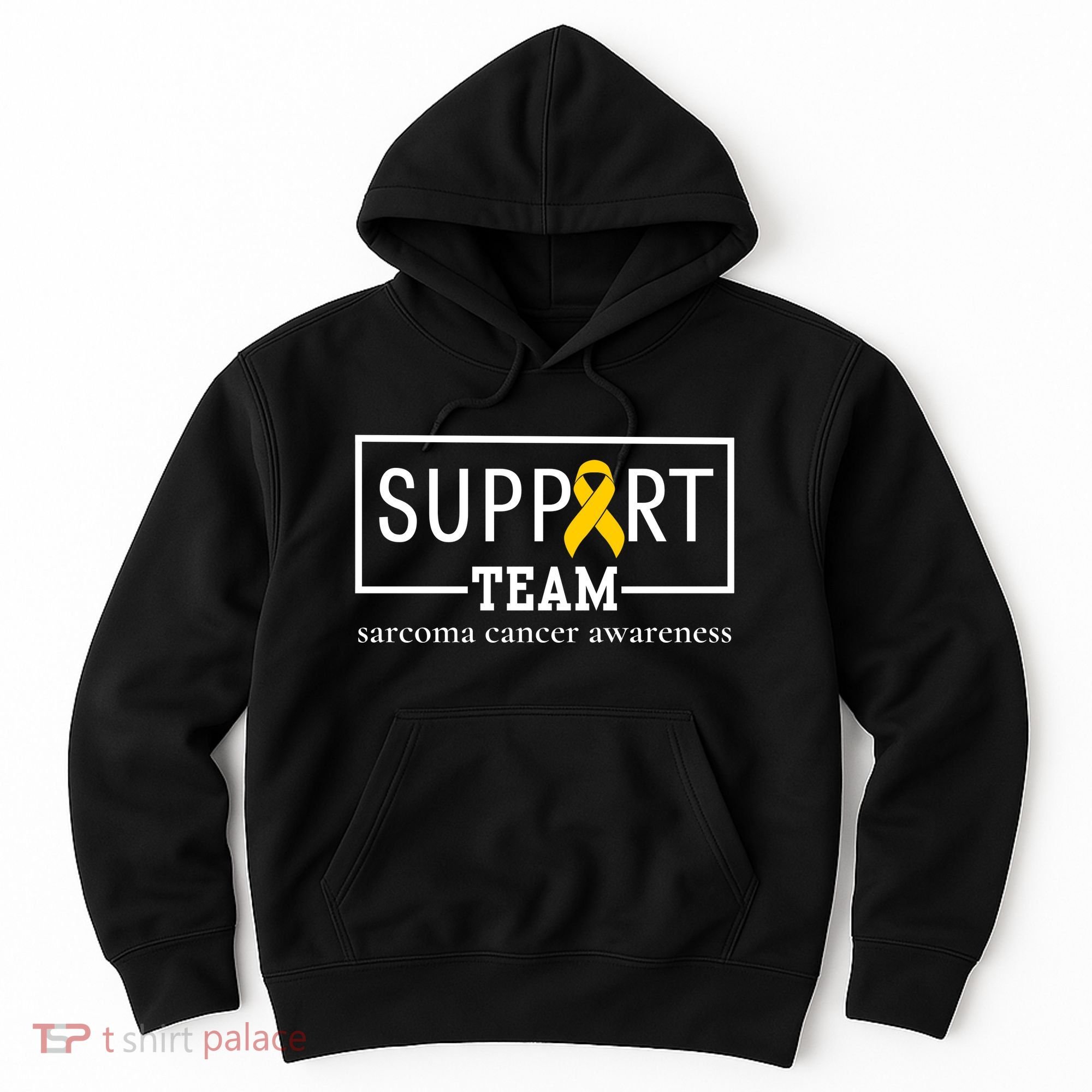 Sarcoma Cancer Warrior Awareness Support Team Hoodie