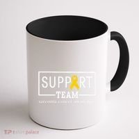 Sarcoma Cancer Warrior Awareness Support Team Coffee Mug thumb 1