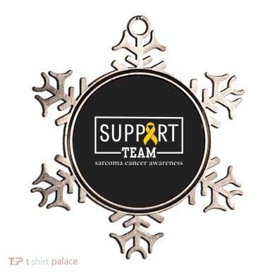 Sarcoma Cancer Warrior Awareness Support Team Ornament
