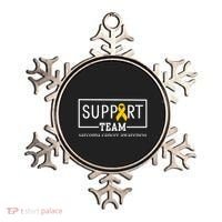 Sarcoma Cancer Warrior Awareness Support Team Ornament thumb 0