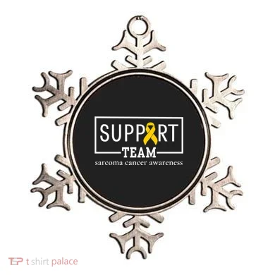 Sarcoma Cancer Warrior Awareness Support Team Ornament