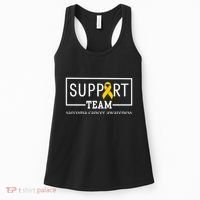 Sarcoma Cancer Warrior Awareness Support Team Women's Tank Top thumb 0