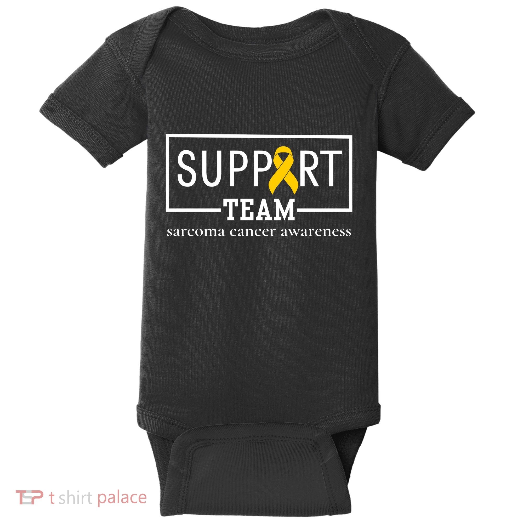 Sarcoma Cancer Warrior Awareness Support Team Baby Bodysuit
