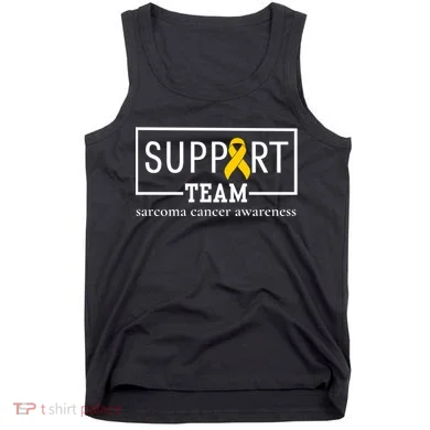 Sarcoma Cancer Warrior Awareness Support Team Tank Top