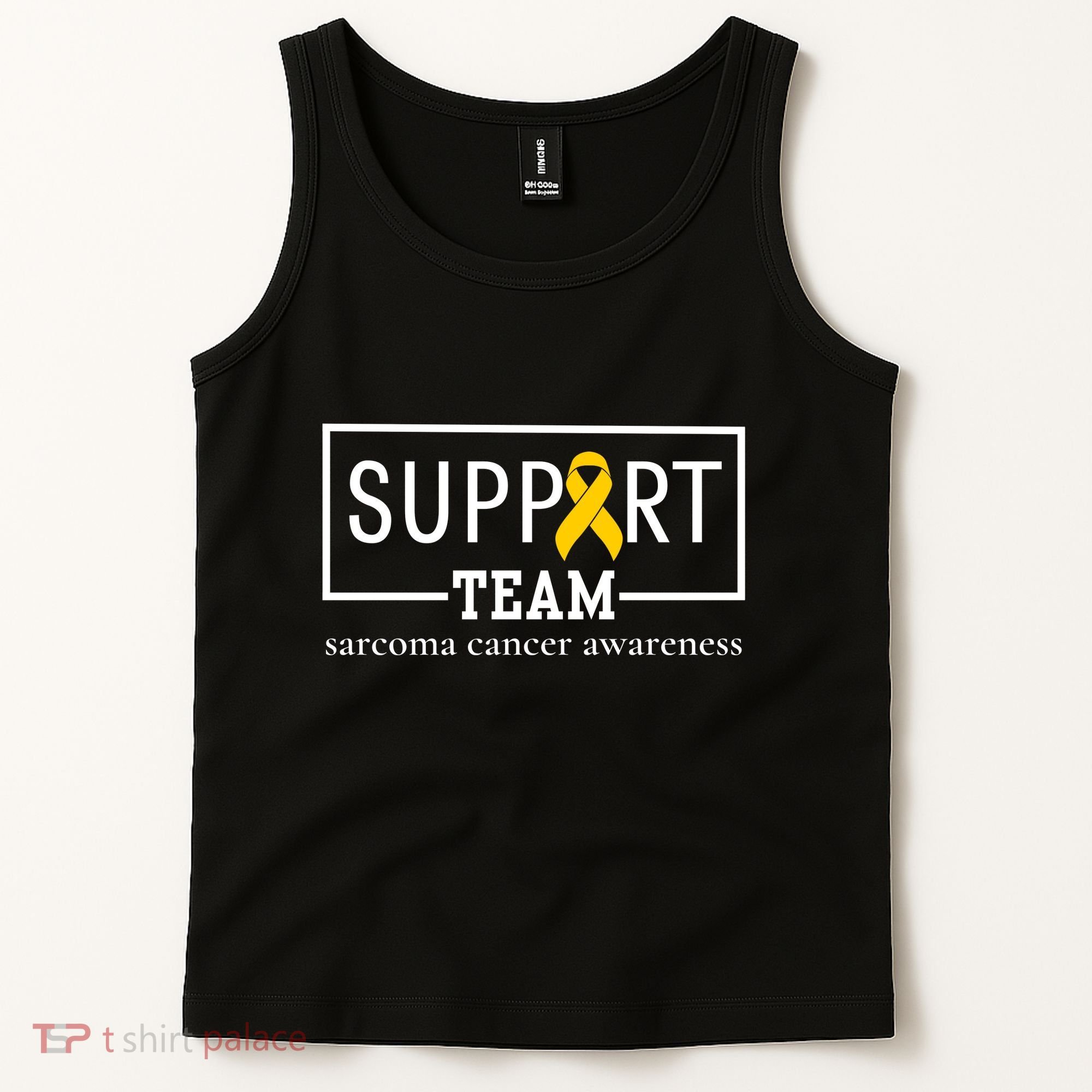 Sarcoma Cancer Warrior Awareness Support Team Tank Top
