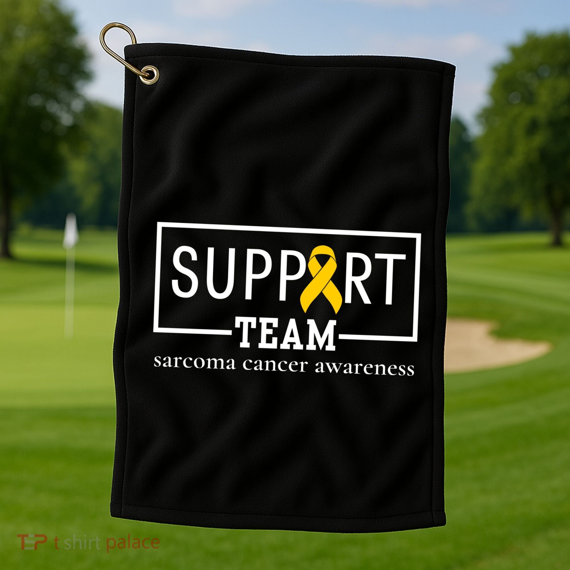 Sarcoma Cancer Warrior Awareness Support Team Golf Towel