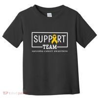 Sarcoma Cancer Warrior Awareness Support Team Toddler T-Shirt thumb 0