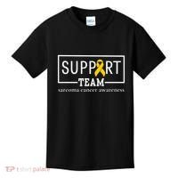 Sarcoma Cancer Warrior Awareness Support Team Kids T-Shirt thumb 0