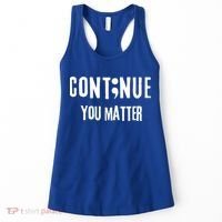 Semicolon Continue You Matter Suicide Prevention Gift Women's Tank Top thumb 0