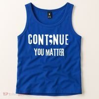 Semicolon Continue You Matter Suicide Prevention Gift Tank Top thumb 2