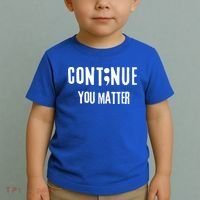 Semicolon Continue You Matter Suicide Prevention Gift Toddler T-Shirt thumb 2