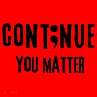 Semicolon Continue You Matter Suicide Prevention Gift Santa Hat thumb 1