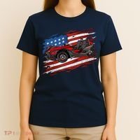 Slingshot Driver 4th Of July Slingshot American Flag T-Shirt thumb 4