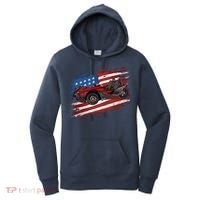 Slingshot Driver 4th Of July Slingshot American Flag Women's Hoodie thumb 0