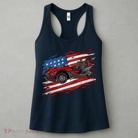 Slingshot Driver 4th Of July Slingshot American Flag Women's Tank Top thumb 3
