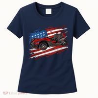 Slingshot Driver 4th Of July Slingshot American Flag Women's T-Shirt thumb 0