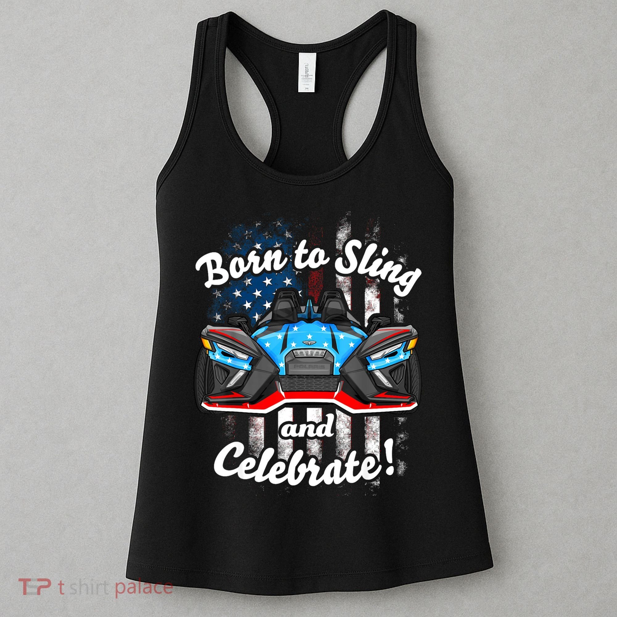Slingshot Driver 4th Of July Slingshot American Flag Women's Tank Top