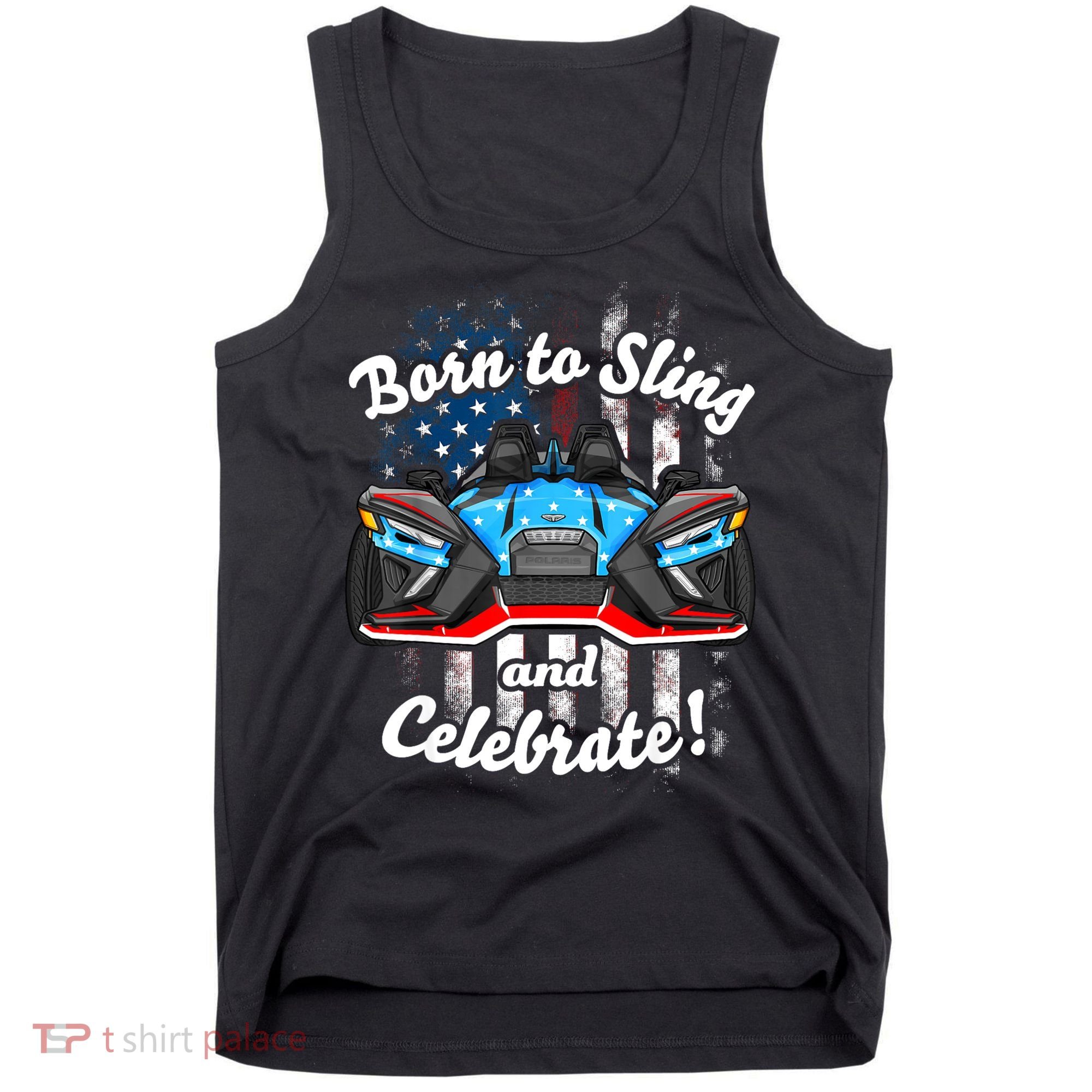 Slingshot Driver 4th Of July Slingshot American Flag Tank Top