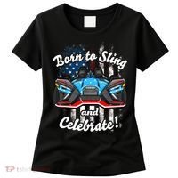Slingshot Driver 4th Of July Slingshot American Flag Women's T-Shirt thumb 0