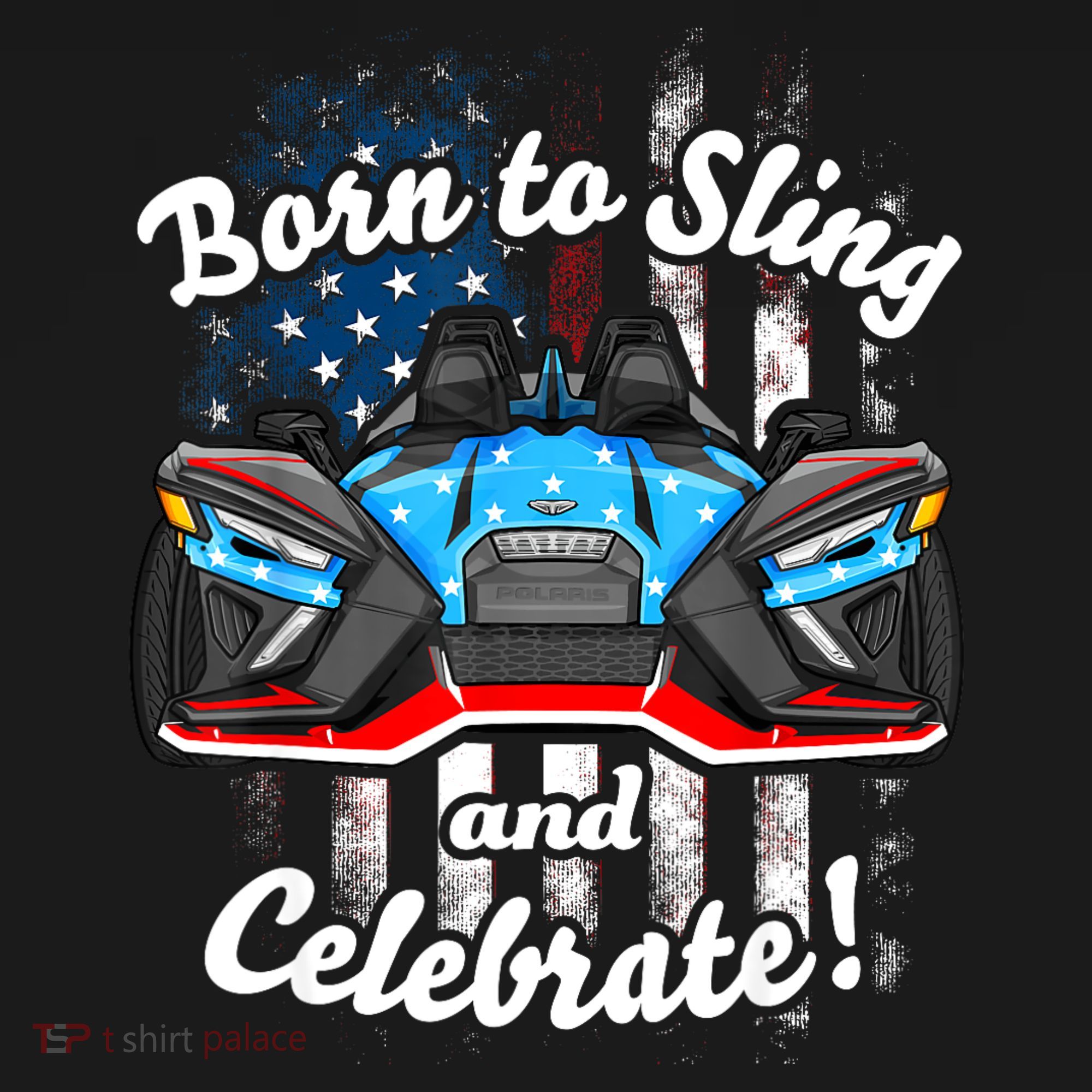 Slingshot Driver 4th Of July Slingshot American Flag Women's T-Shirt