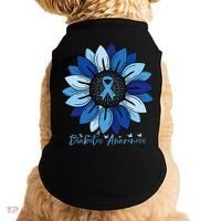 Sunflower Diabetes Awareness Month Doggie Tank thumb 0