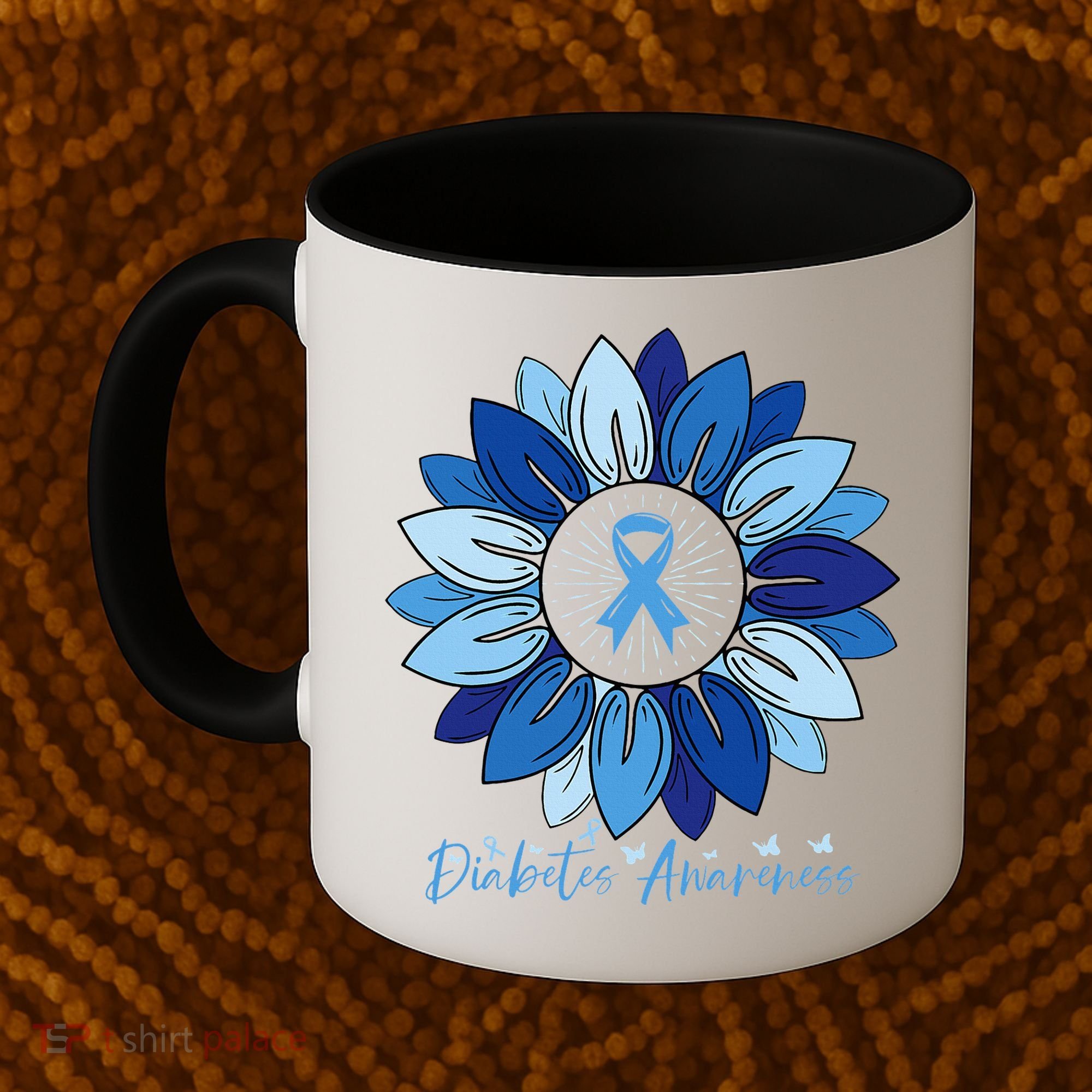 Sunflower Diabetes Awareness Month Coffee Mug