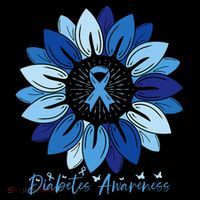Sunflower Diabetes Awareness Month Women's Hoodie thumb 2