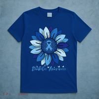 Sunflower Diabetes Awareness Month T-Shirt thumb 5
