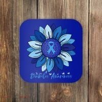 Sunflower Diabetes Awareness Month Coaster thumb 0