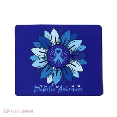 Sunflower Diabetes Awareness Month Mousepad