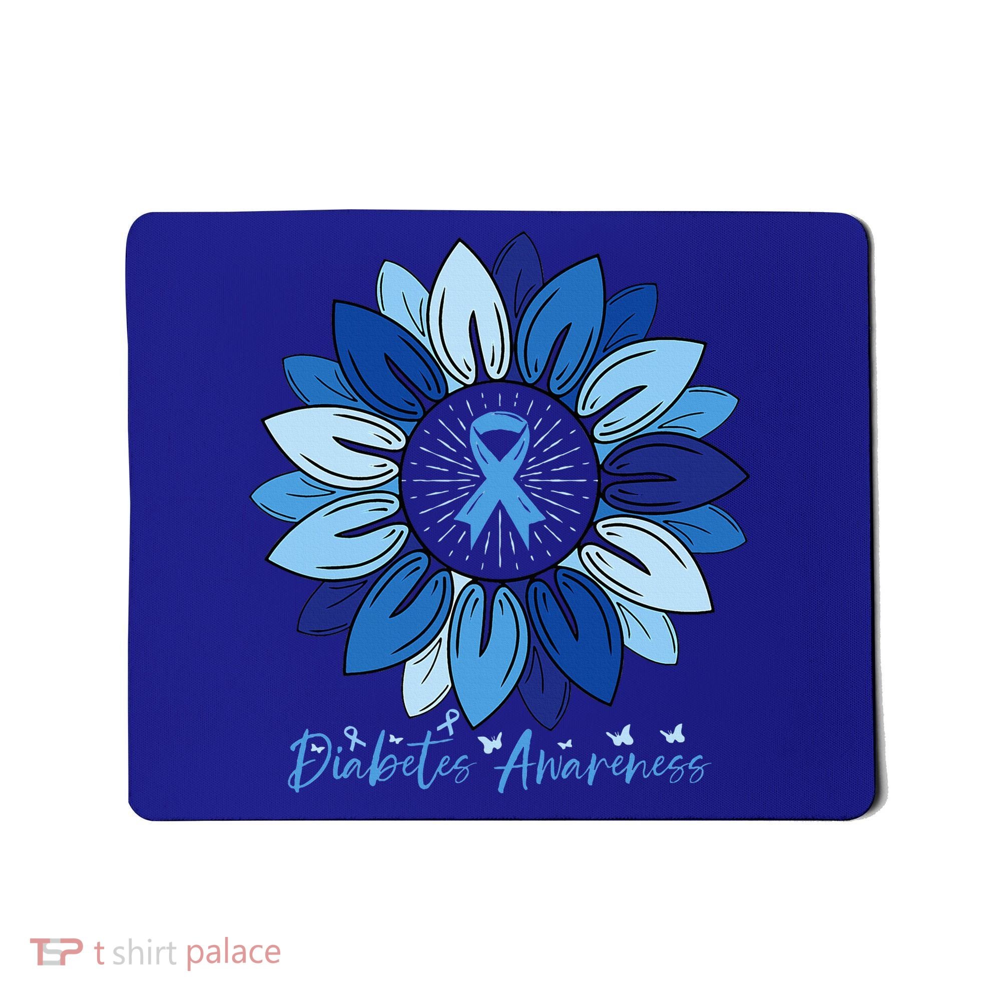 Sunflower Diabetes Awareness Month Mousepad