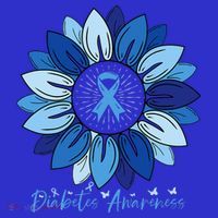 Sunflower Diabetes Awareness Month Mousepad thumb 1
