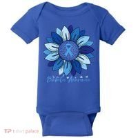 Sunflower Diabetes Awareness Month Baby Bodysuit thumb 0