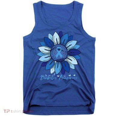 Sunflower Diabetes Awareness Month Tank Top