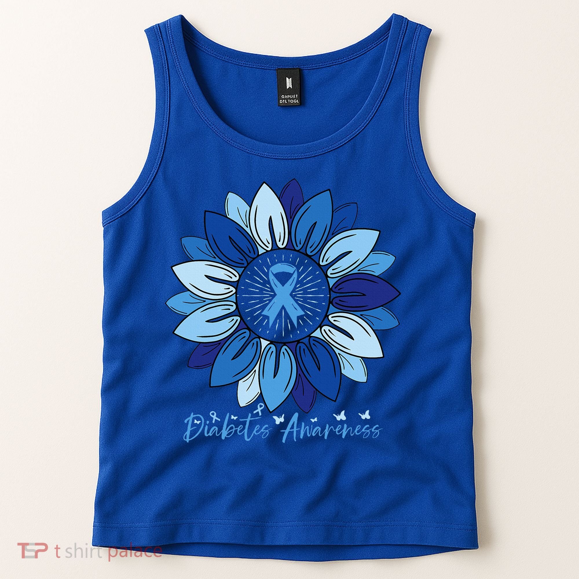 Sunflower Diabetes Awareness Month Tank Top