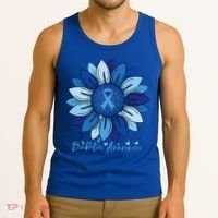 Sunflower Diabetes Awareness Month Tank Top thumb 3