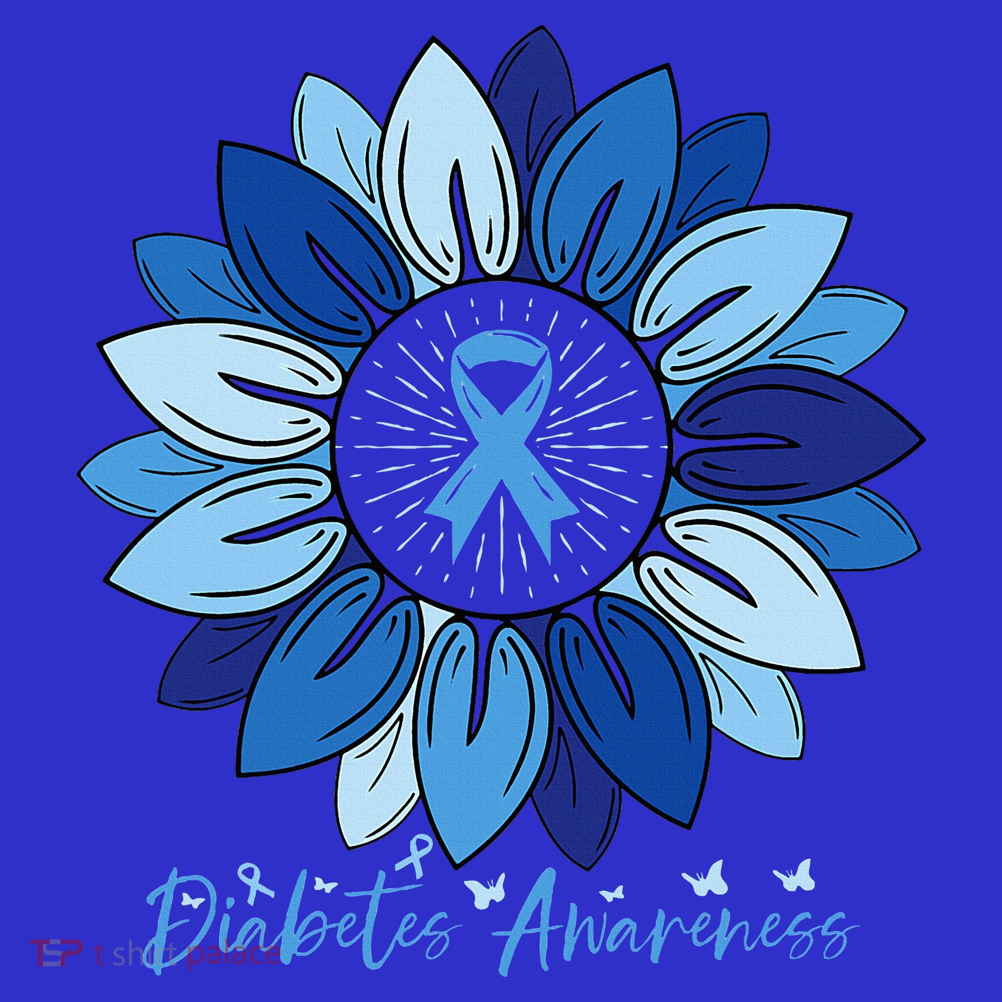 Sunflower Diabetes Awareness Month Visor