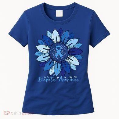 Sunflower Diabetes Awareness Month Women's T-Shirt