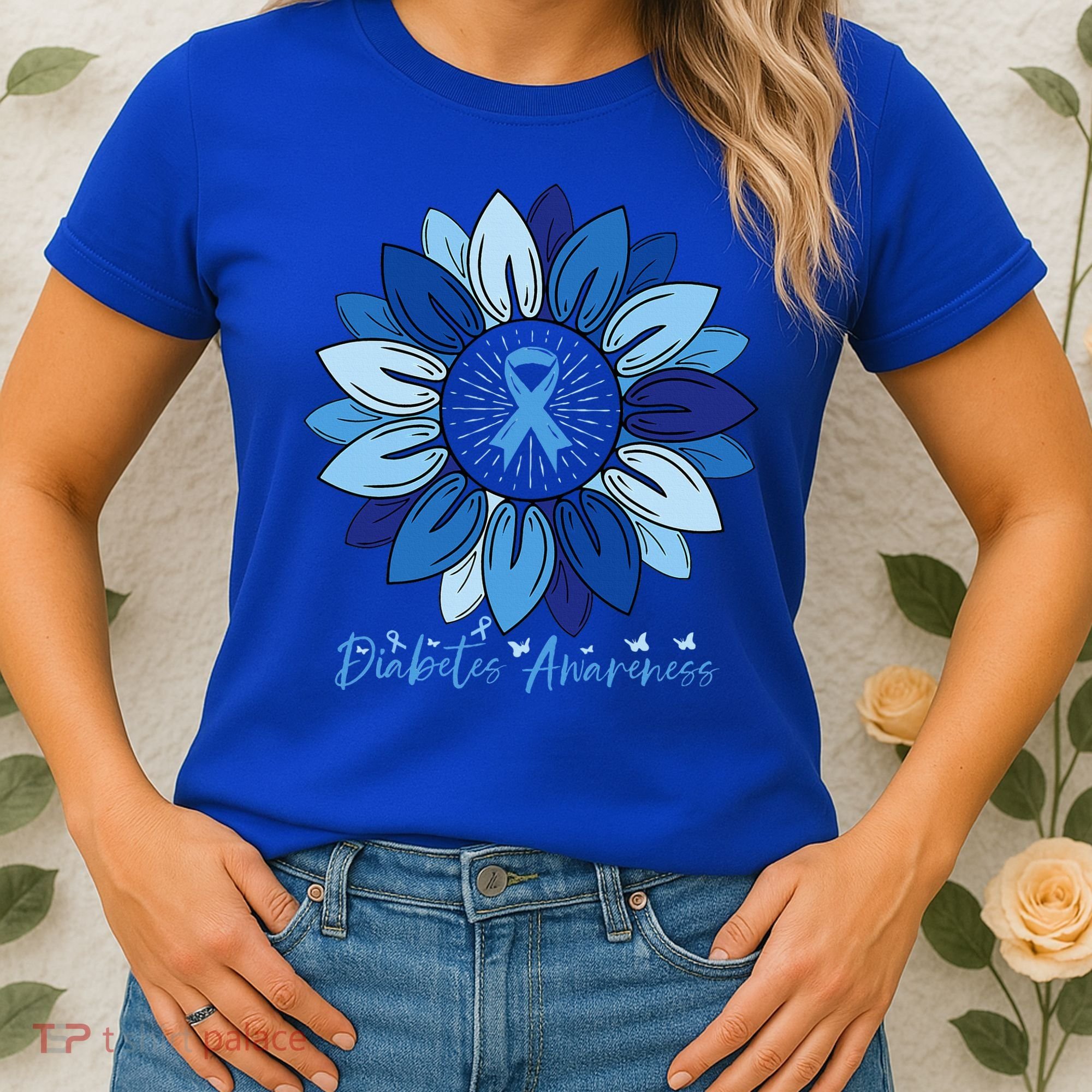 Sunflower Diabetes Awareness Month Women's T-Shirt