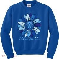 Sunflower Diabetes Awareness Month Kids Sweatshirt thumb 0