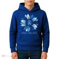 Sunflower Diabetes Awareness Month Kids Hoodie thumb 4