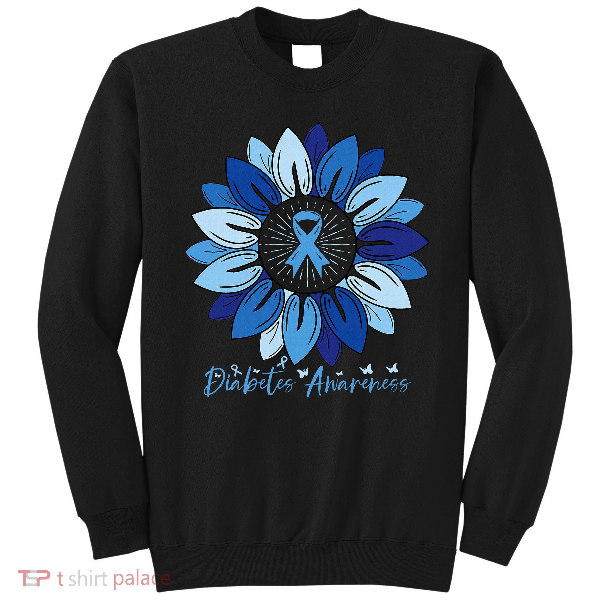 Sunflower Diabetes Awareness Month Sweatshirt