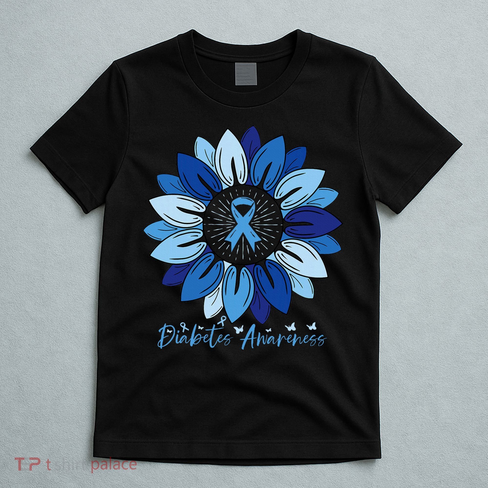 Sunflower Diabetes Awareness Month T-Shirt
