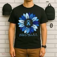 Sunflower Diabetes Awareness Month T-Shirt thumb 6