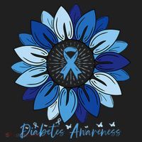 Sunflower Diabetes Awareness Month Beanie thumb 2