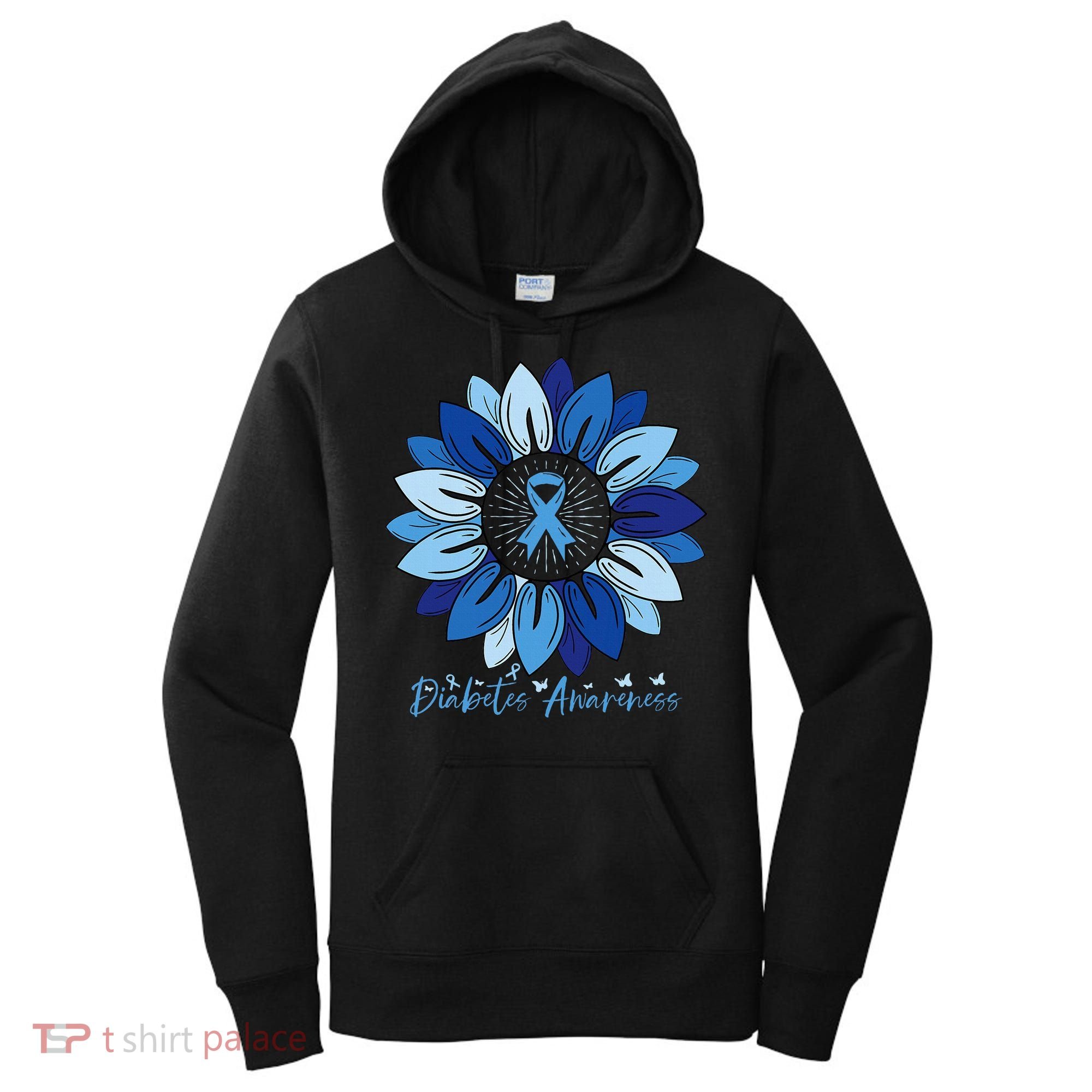 Sunflower Diabetes Awareness Month Women's Hoodie