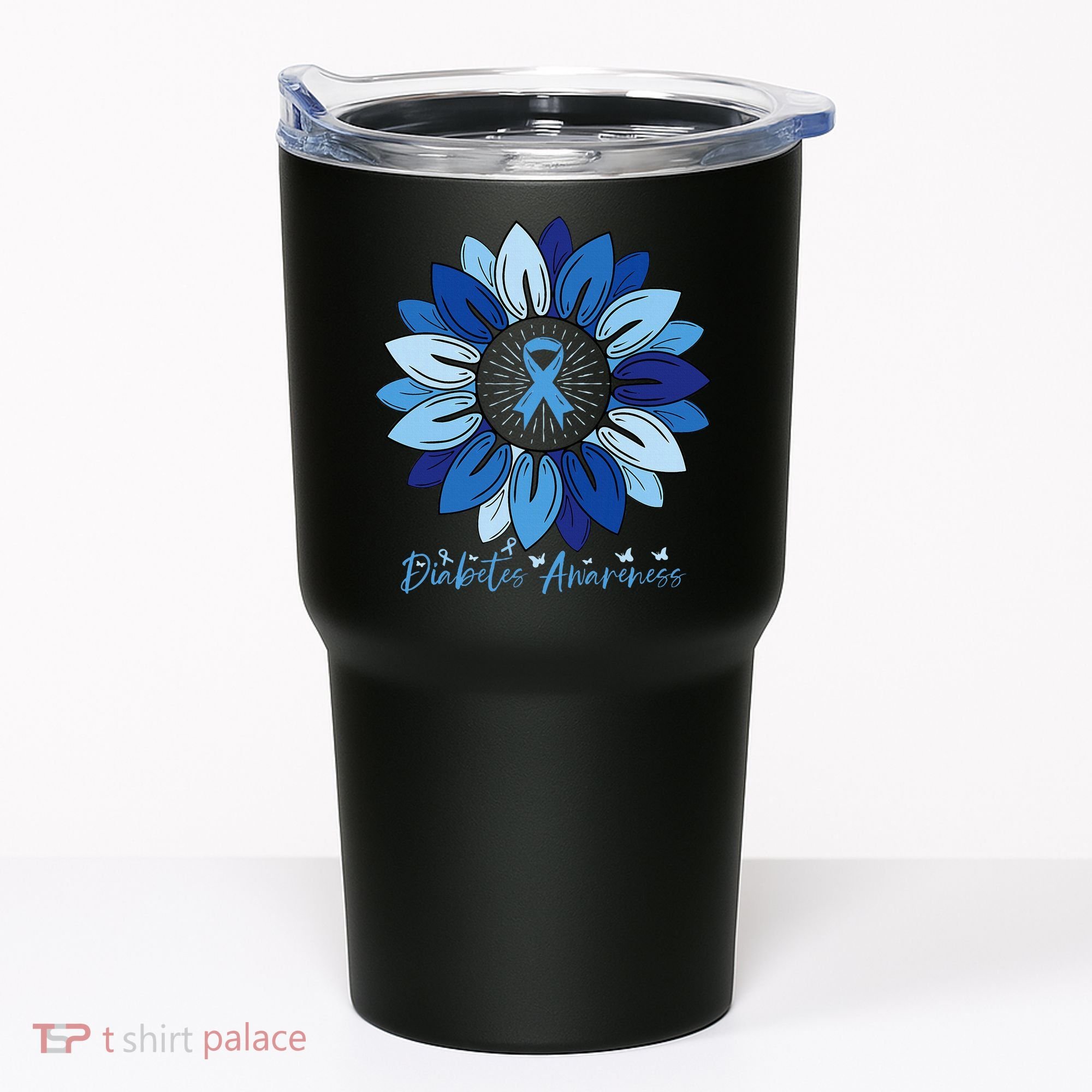 Sunflower Diabetes Awareness Month Tumbler